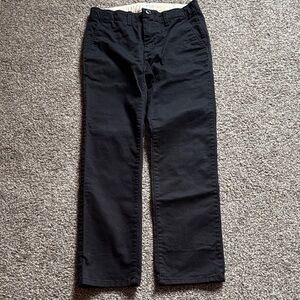 Gap Kids boys dressy chino pants true black size 8